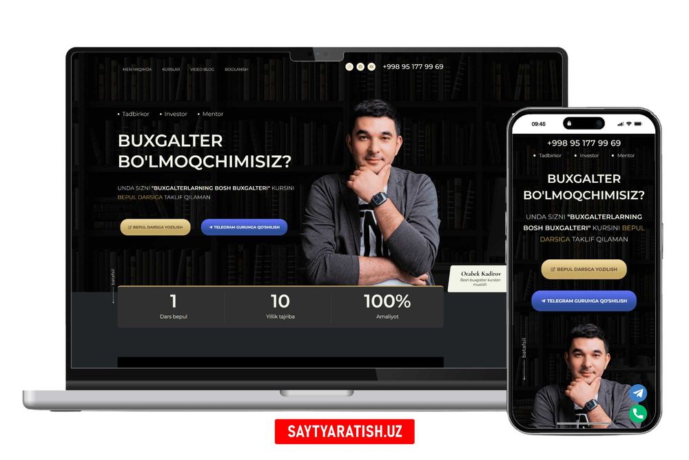 Создание и Продвижение сайтов | Web Sayt Yaratish | Google reklama