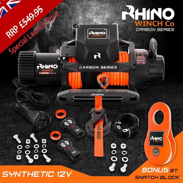 Troliu 13500lbs 6125kg Rhino 12V
