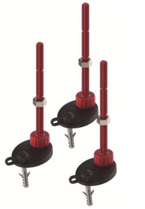 Sistem picioare montaj rigola scurgere / sifon / cadita baie