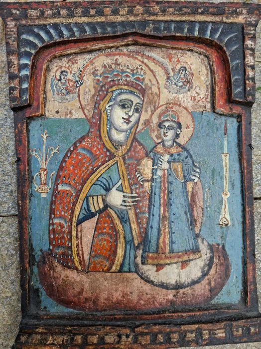 Стара Българска Икона Триптих