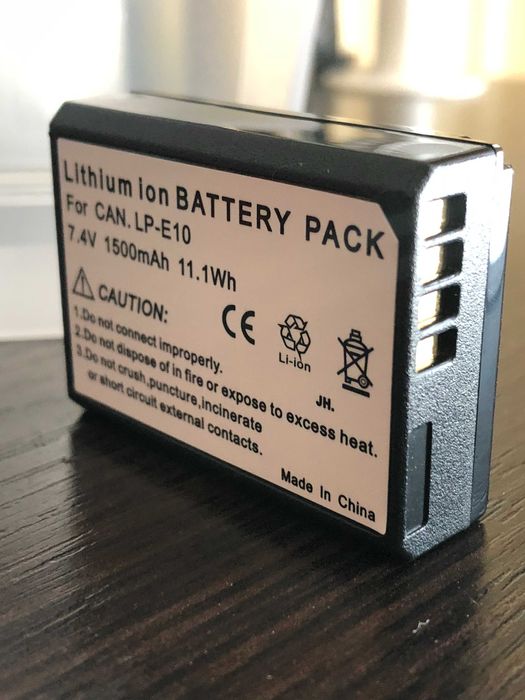 Аккумулятор LP-E10 1500mAh для Canon