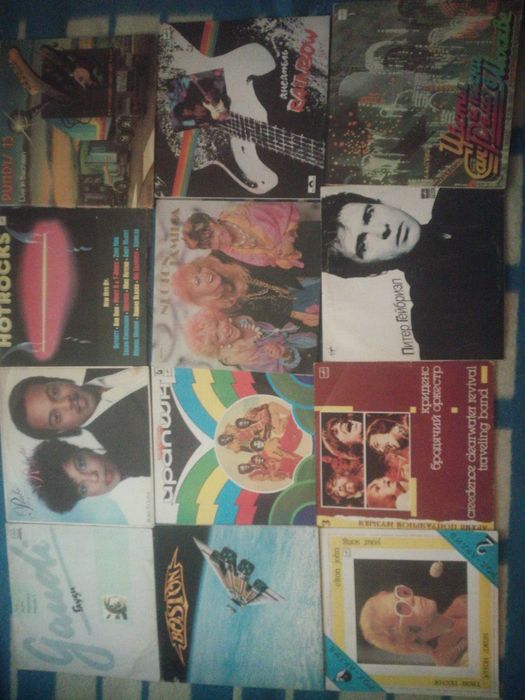 Виниловые пластинки популярных исполнителей