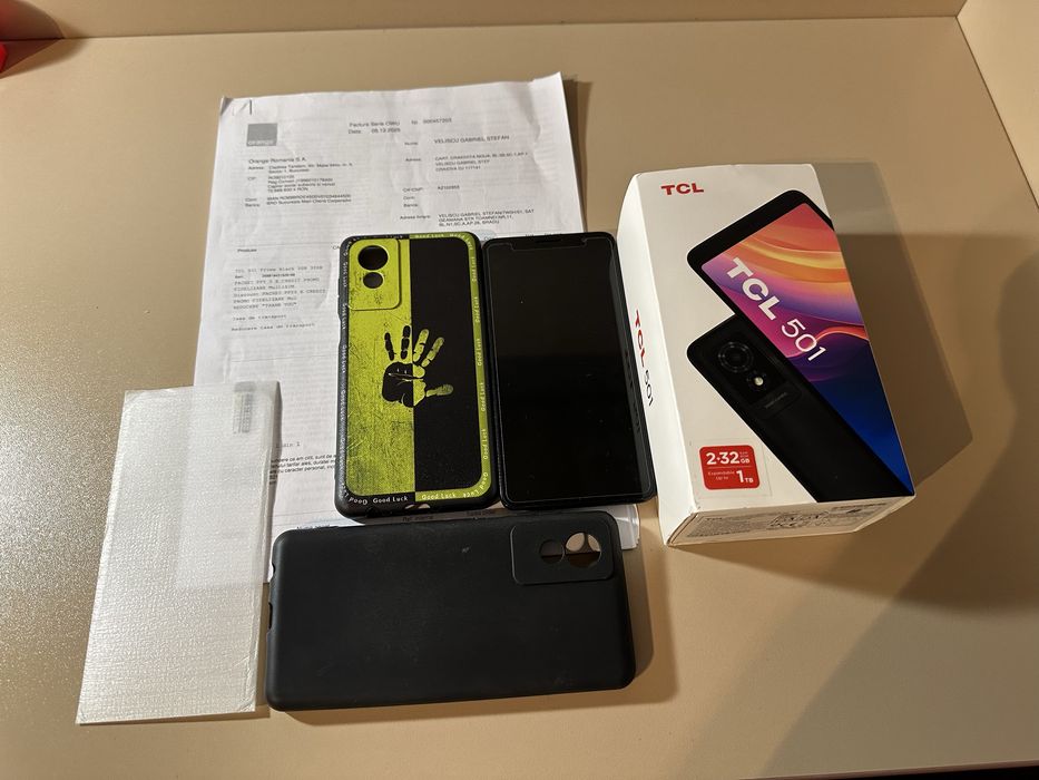 TCL 501 nou garantie 2 ani + accesorii