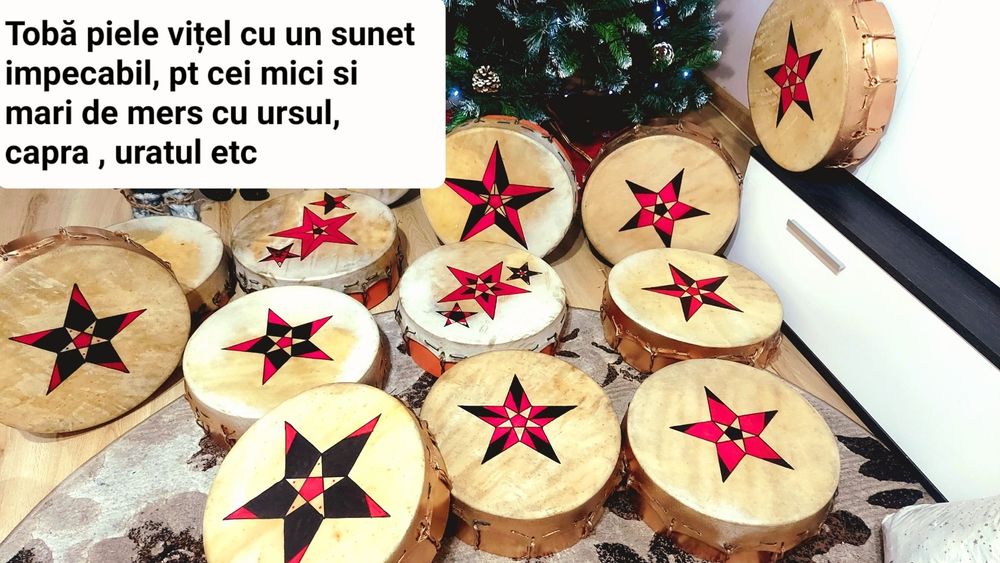 Dobă (Toba) piele VIȚEL anul nou Ultima bucata! Doar Iași!