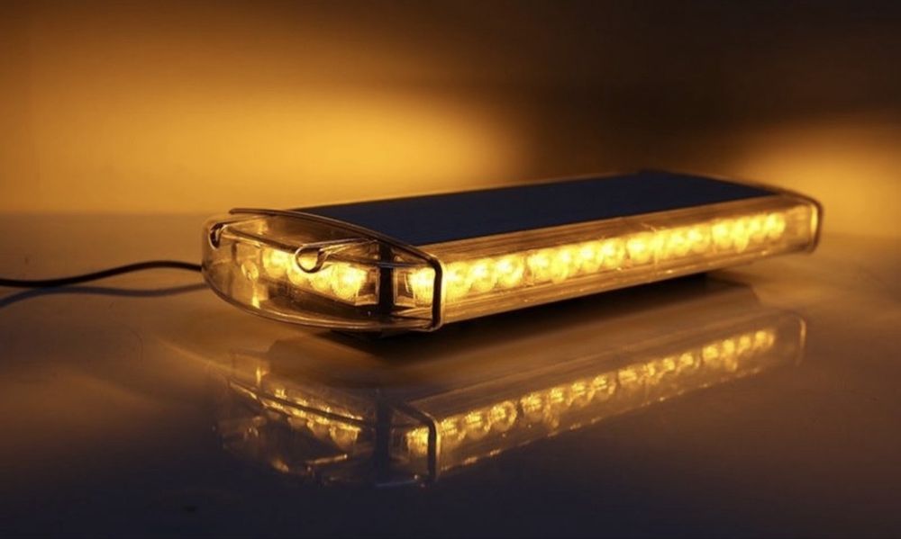 55 см LED ЛЕД Мощна Аварийна Диодна Сигнална Лампа Маяк с магнити