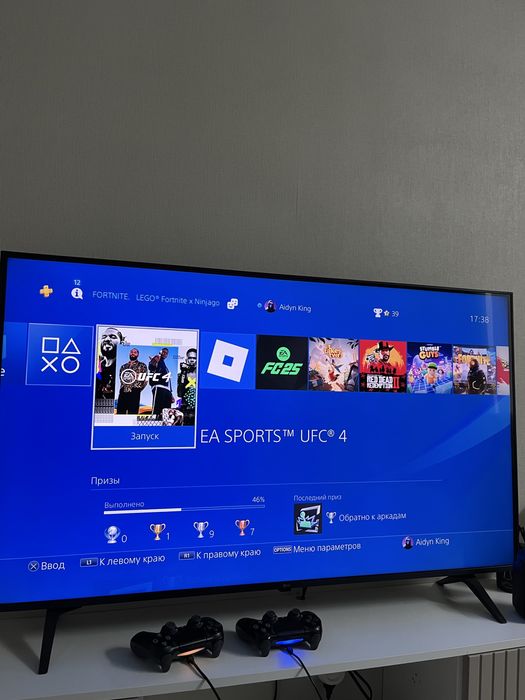 Пс 4 слим и 17 игр