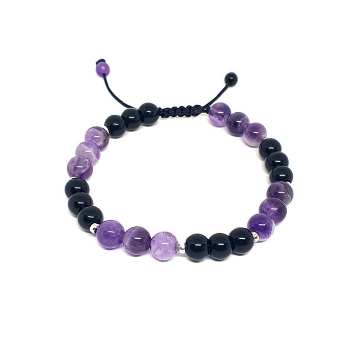 Set 2 bratari ametist si onix