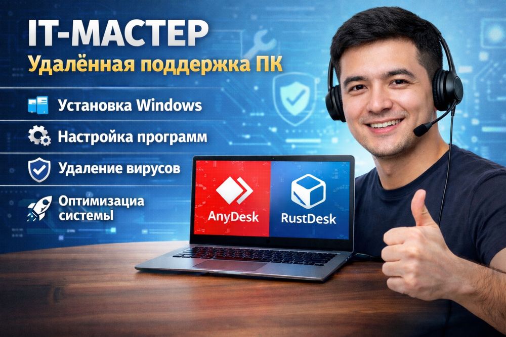 IT-мастер / Удалённая поддержка ПК – быстро и качественно!