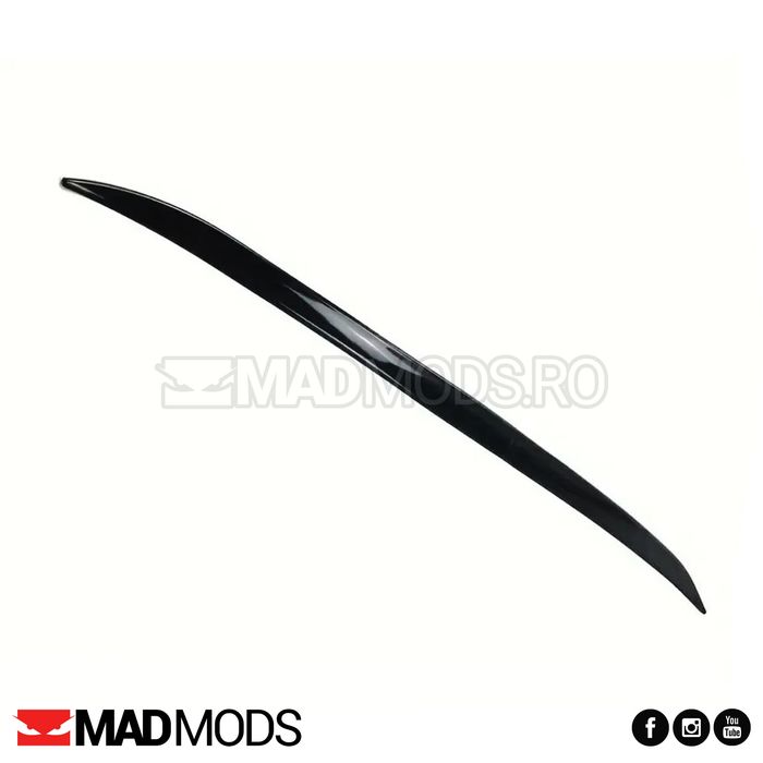 Eleron lip portbagaj haion, 120 cm, Negru Lucios, Multimarca