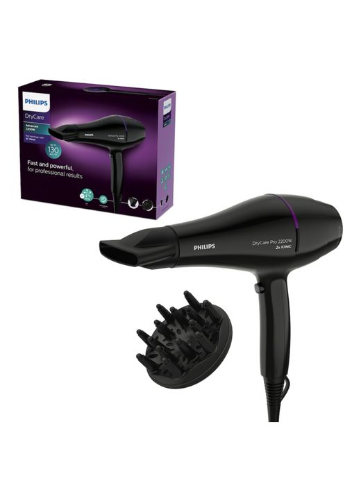 Uscator de par Philips BHD274/00, 2200W ionic