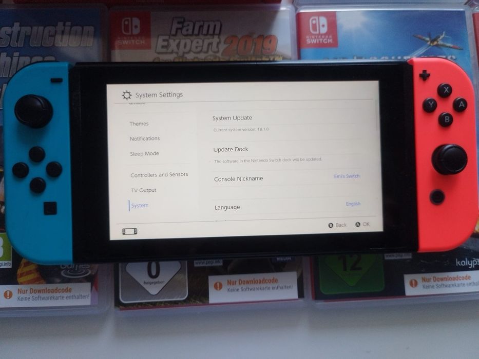 Consolă Nintendo Switch + 7 Jocuri incluse + Husă (Pachet Complet