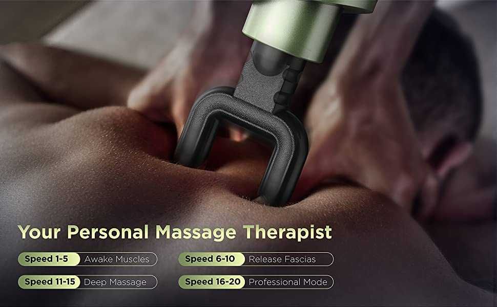 TaoTronics Muscle Massage Gun вибрационен масажен пистолет