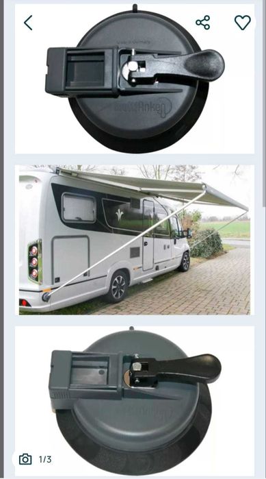 Мулти-анкер 2.0 Вендуза за закрепване на крака на тентата