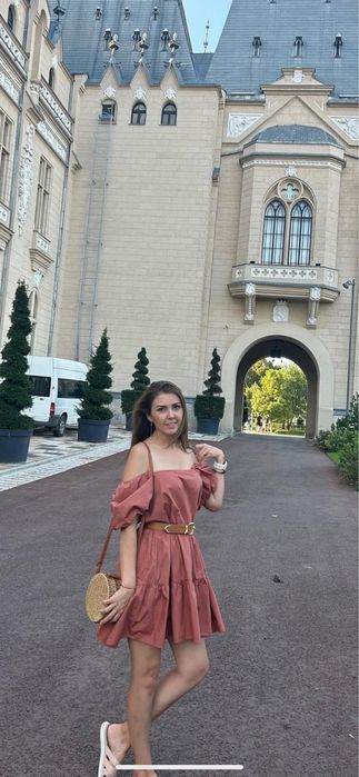 Rochie poplin H&M marimea S