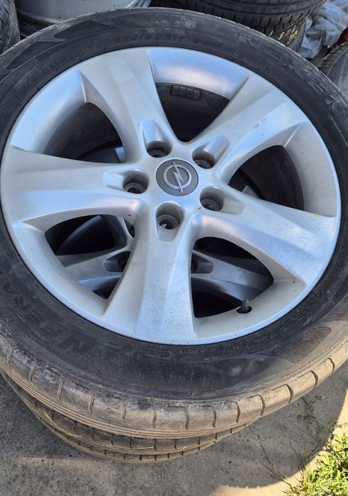 Jante Opel 17 " + cauciucuri de vară  225/50/R17
