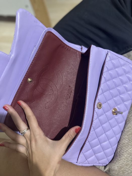 Лилава чанта Chanel