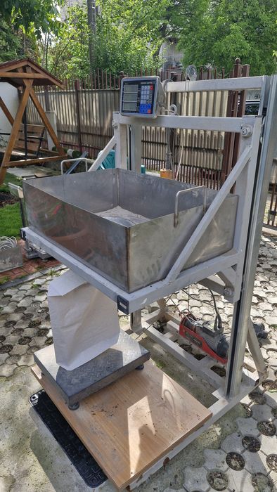 Ansamblu pentru insacuit cuva inox
