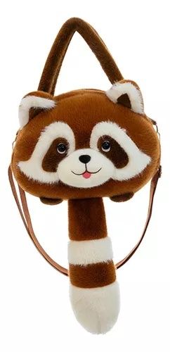3D Плюшена Раница Чанта Червена Панда, Плюшена Панда Чанта Red Panda