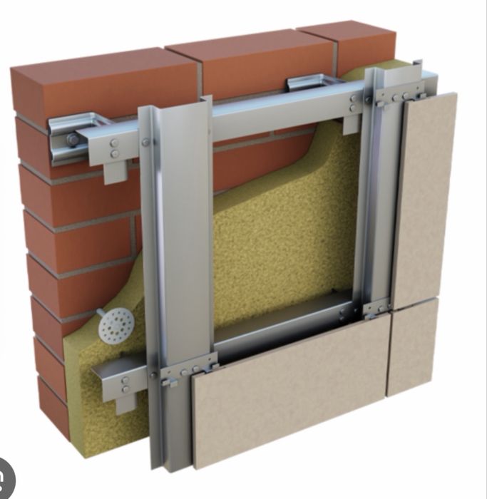 Фасад Сухой Монтаж Профиля