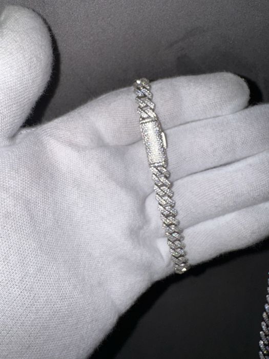 Cuban argint S925 Moissanite