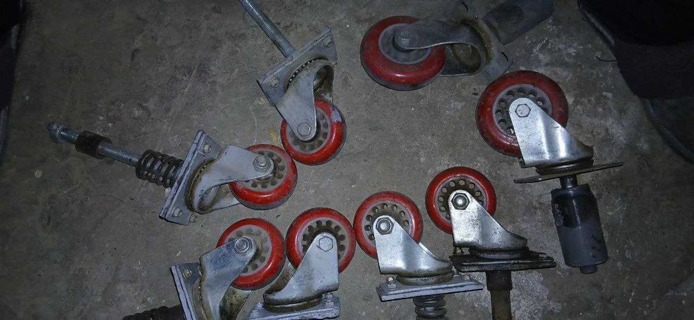 Роликовые колеса для тачек,столов, тахта каравот