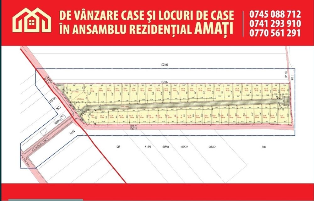 Oferta limitata - Teren intravilan in complex rezidential Amati