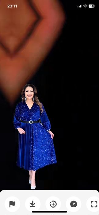 Платье нарядная с пайетками синий 48размер,отдам за свою цену 18000