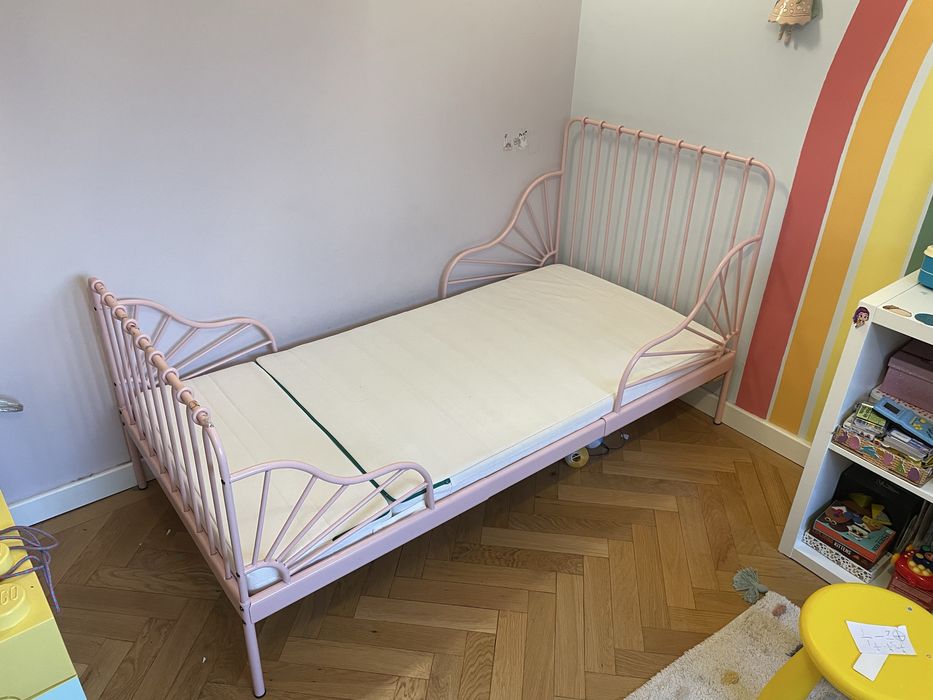 Vand pat extensibil + saltea + somiera, IKEA