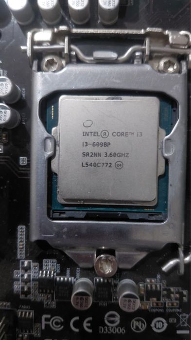 Продам комплект  I3/H110/4gb/hd graphics