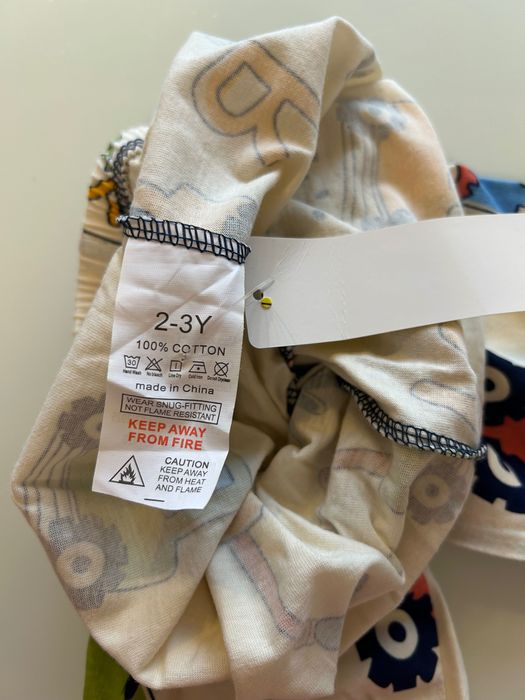 Пижама за момченце с превозни средства 100 % памук