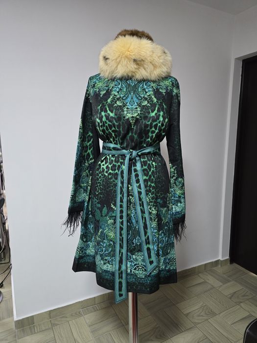 Caciula din blana naturala de nurca si blana naturala de vulpe,superba