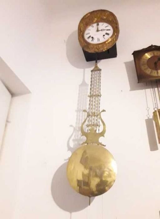 Ceas de perete cu scripeti si pendula