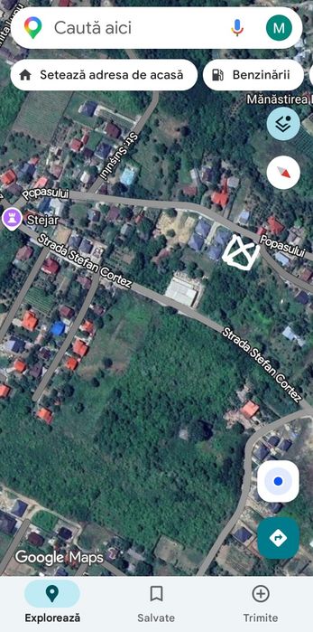 Teren  sat Hlincea com Ciurea asfalt