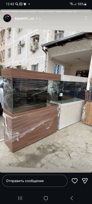 Akvarum seh optum akvarumlar bor bizda garatiya borr 100 foyiz zavott