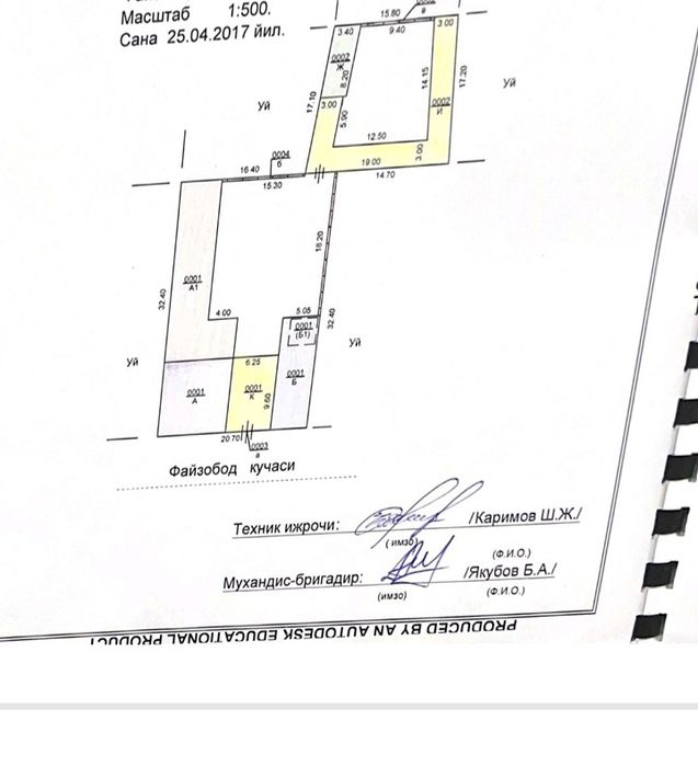 Срочно продаётся участок в мирабадском районе Файзиабад