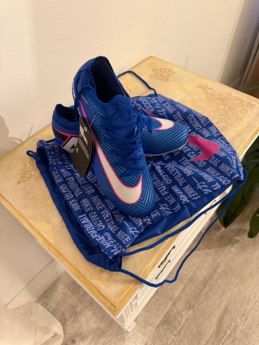 ghete nike mercurial albastre elite