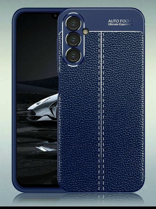 Samsung Galaxy A55 A35 A25 A15 A54 A34 A14/Лукс кейс гръб кожена шарка