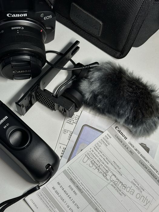 Фотокамера Canon EOS R50 Content Creator Kit черный