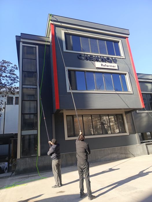 FASAD MOYKA  oyna yuvish fasad yuvish