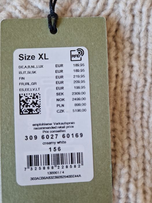 Pulover lana Marc O'Polo nou cu eticheta, marimea XL