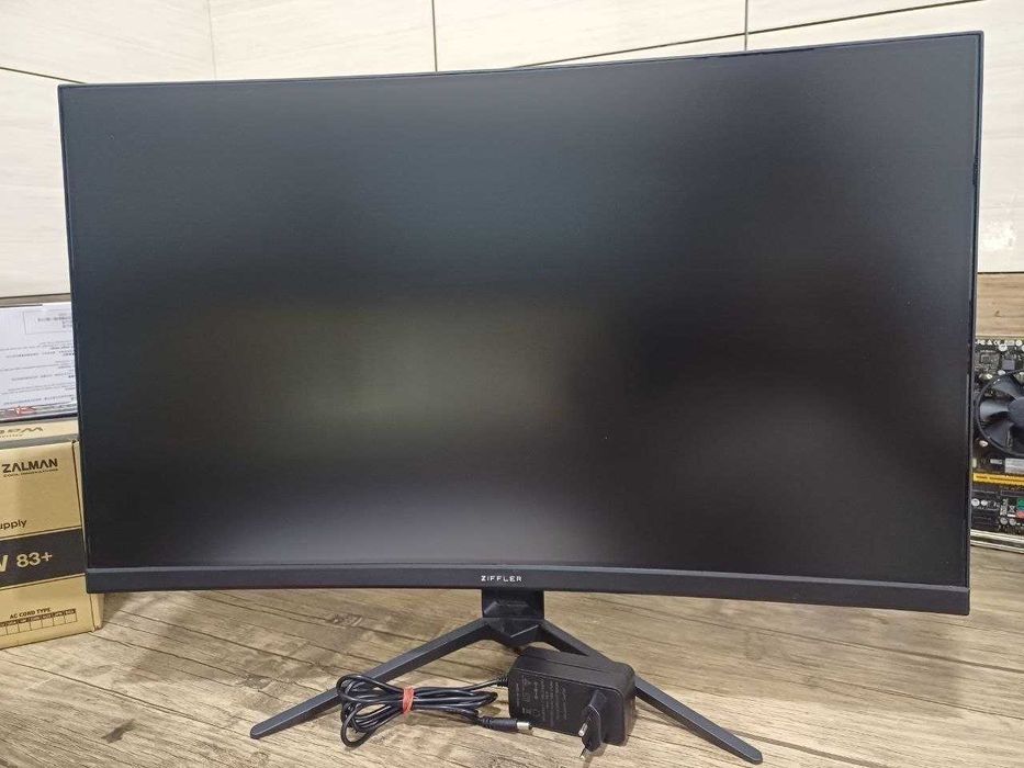 Продам монитор ZIFFLER, 27", 100Hz, HDMI+VGA+DC, RGB stand. Curved.