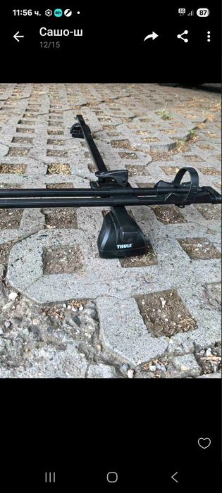 Напречни греди +стойка за колело