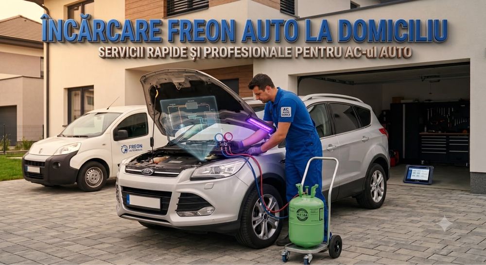 Incarcare Freon Auto r134a la Domiciliu | Bucuresti - Imprejurimi