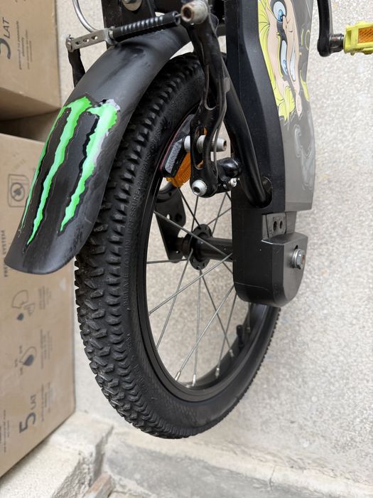 Bicicleta copii DARK-HERO 500 + bara initiere gratuit