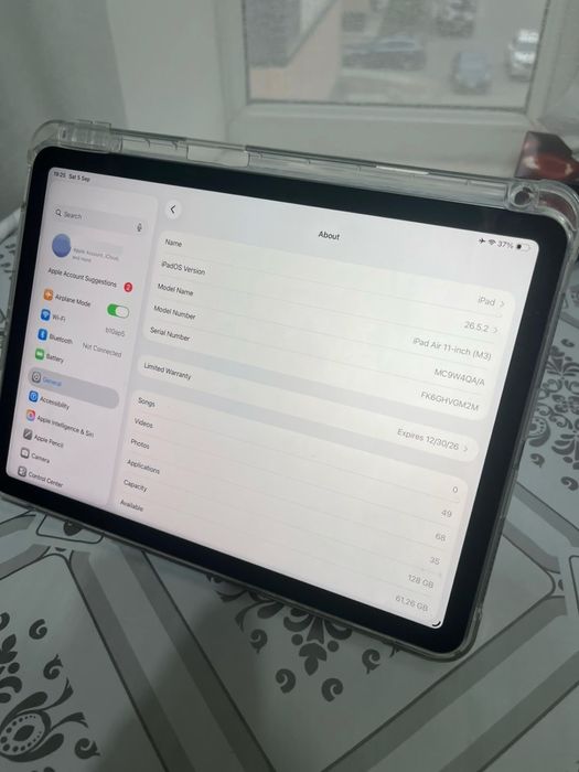 iPad Air 11 M3  128гб 2025