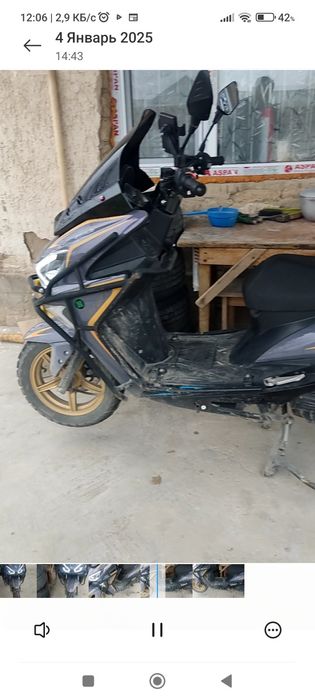 Продается мопед 2024год вышел стоит Шымкенте все