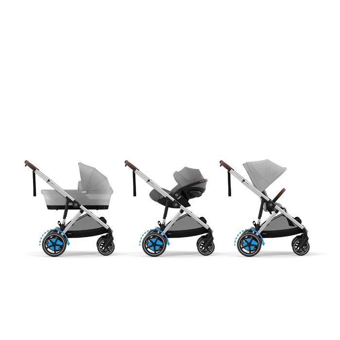 Нова Електрическа Бебешка Детска Количка Cybex e-Gazelle S, 0-4 г, 0-22 кг, 2 години Гаранция, Подходяща и за 2 Деца