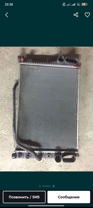 Радиатор основной и радиатор кондиционера Е211