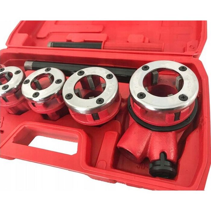 Trusa filetat tevi 3/8", 1/2", 3/4", 1", 1-1/4", 5 piese, Verke