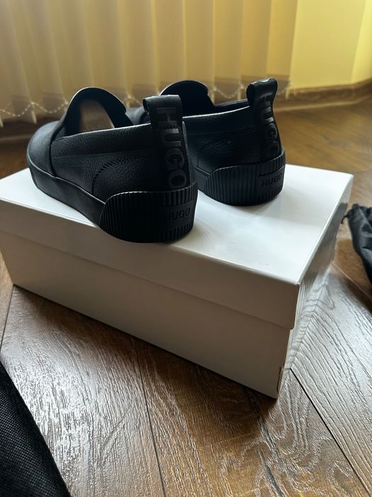 Hugo Boss Кожени Обувки Slip-on